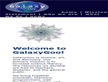 Tablet Screenshot of galaxygoo.org